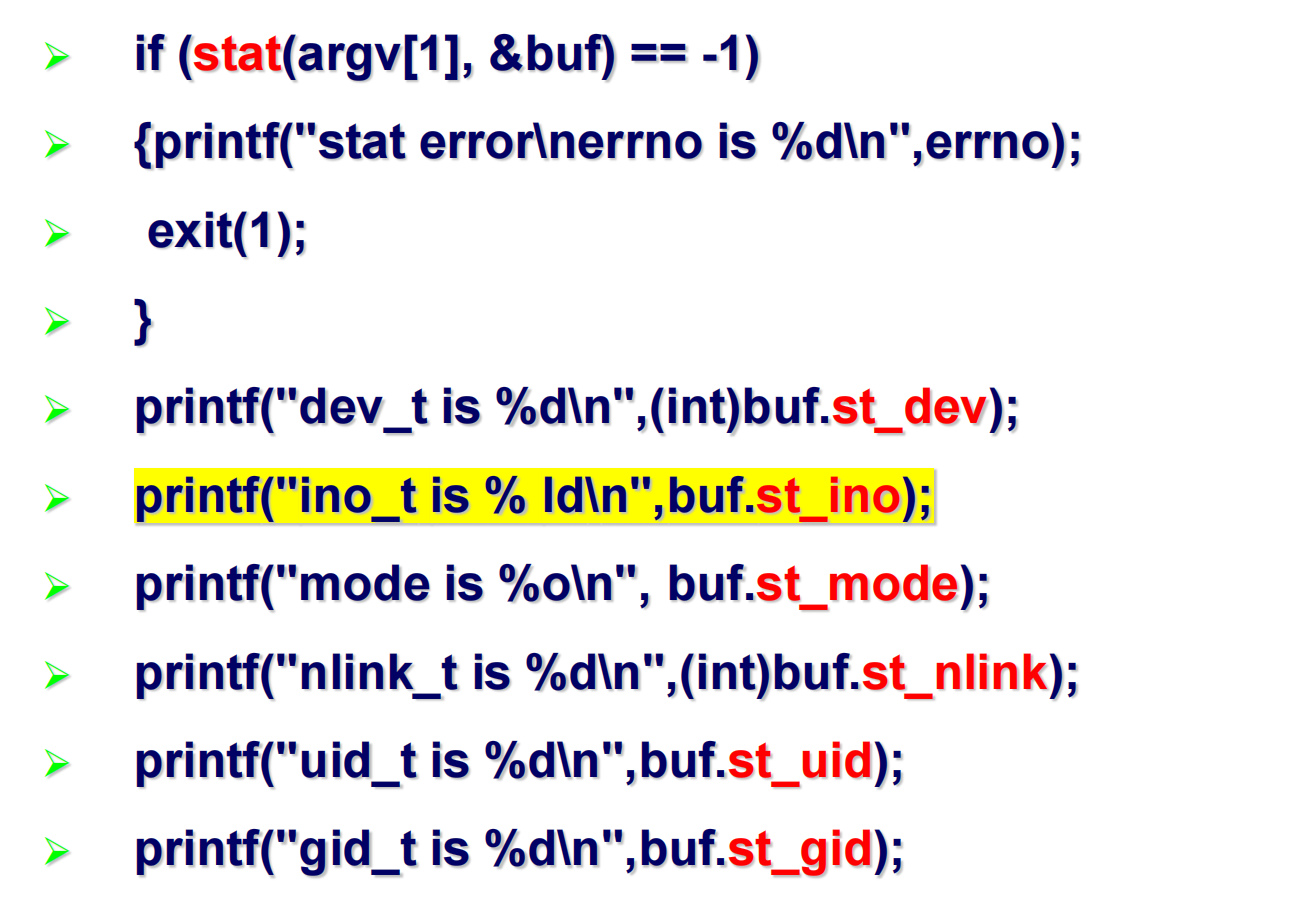 Linux笔记-学校课程-第四章-文件操作-系统调用stat-2